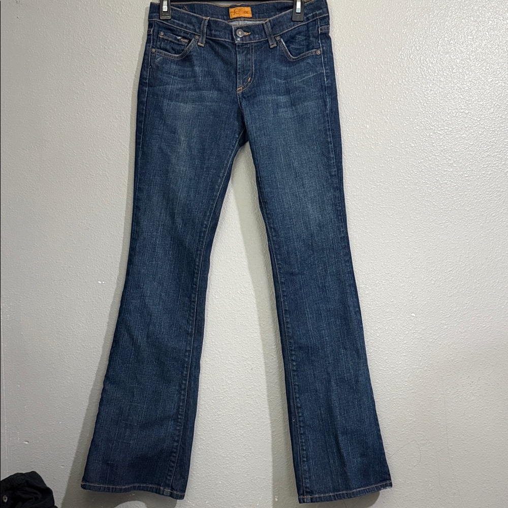 vintage Y2K James Preserved Dark blue Flare Jeans